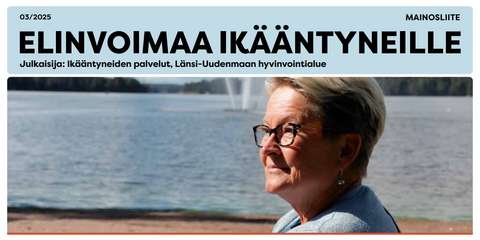 Elinvoimaa lehden otsikko ja pääkuva